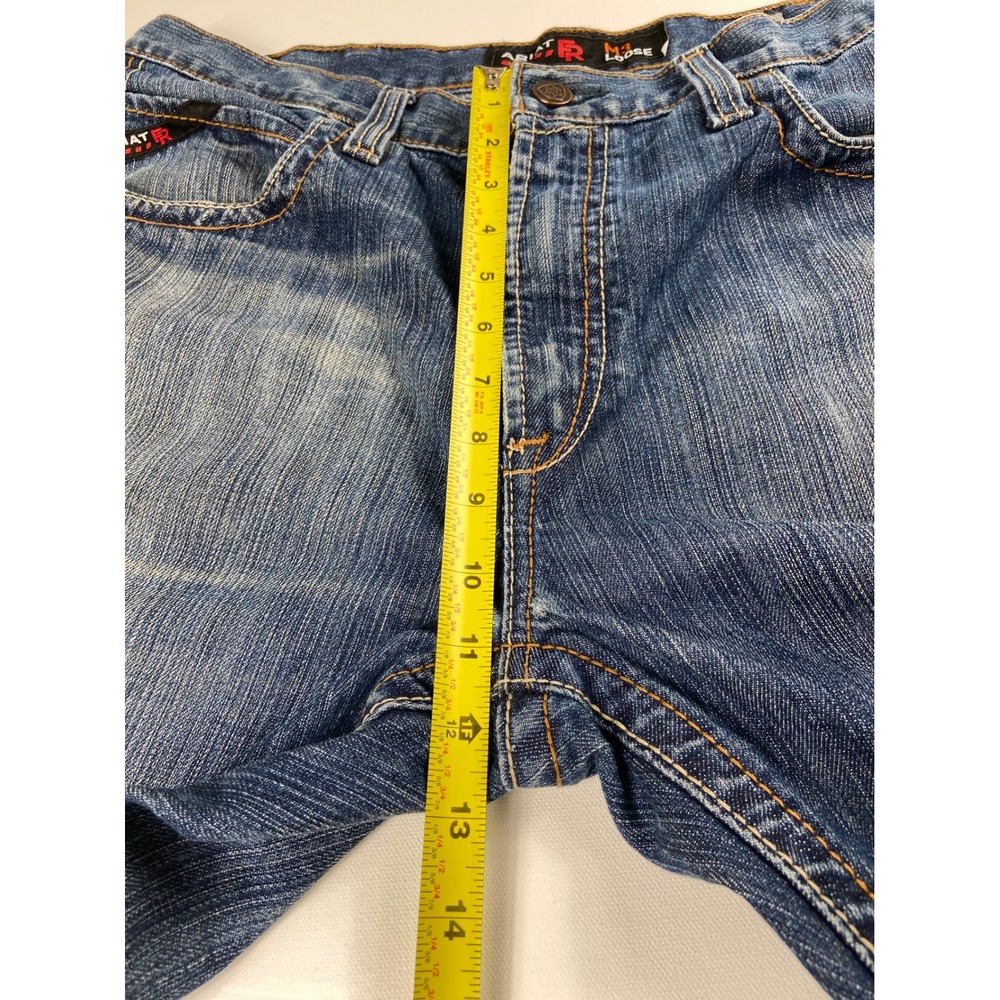 Ariat FR M3 Loose Jeans Men's 36x30 (35x28) Blue CAT2 Flame Resistant Workwear - Picture 12 of 13
